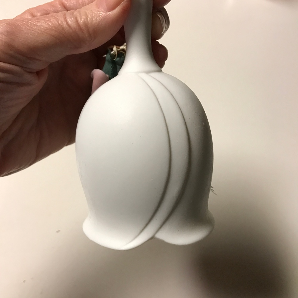 Vintage Floral Porcelain Bell - Picture 6 of 8
